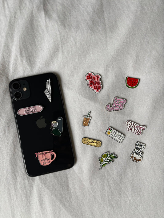 Sticker métal - Coffee girlie