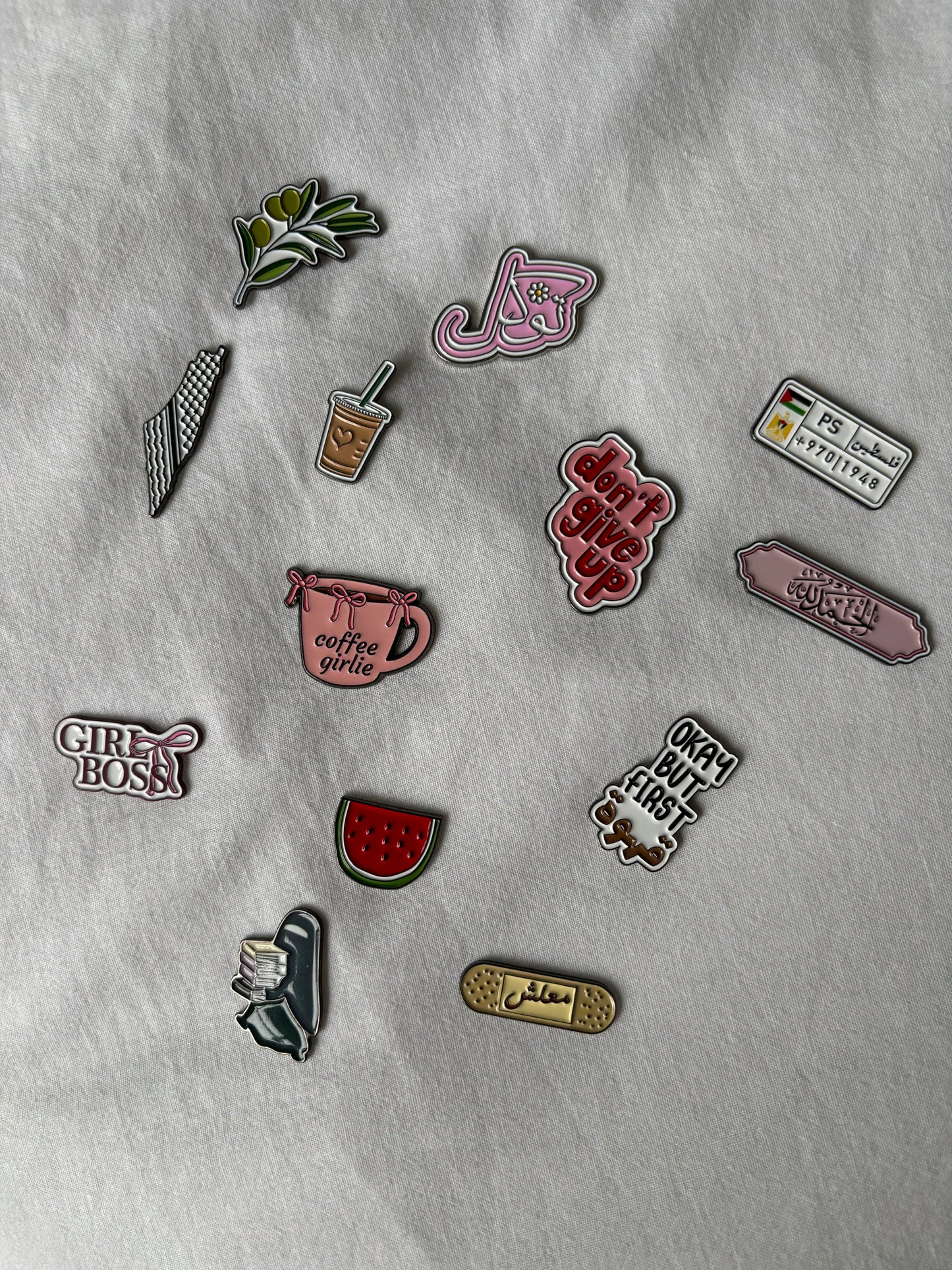 Sticker métal - Don't give up