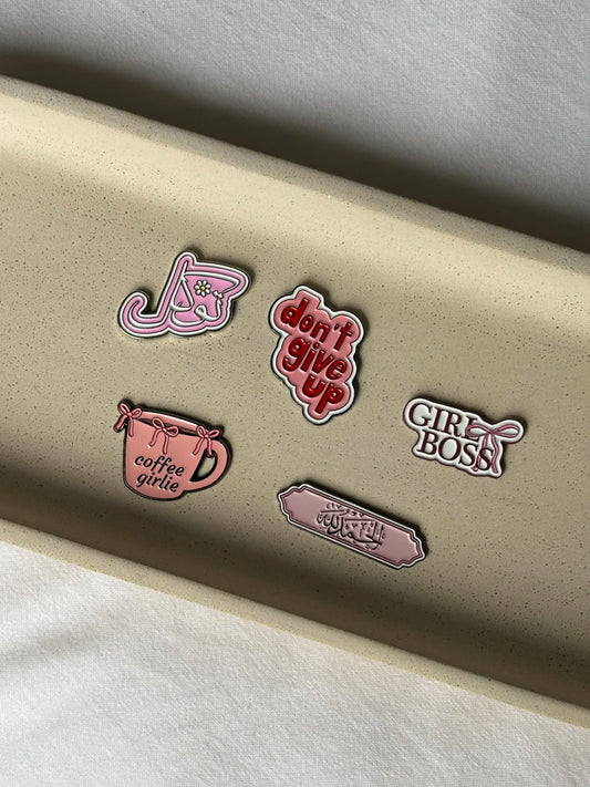 Pack de 5 stickers métal - I'm just a girl