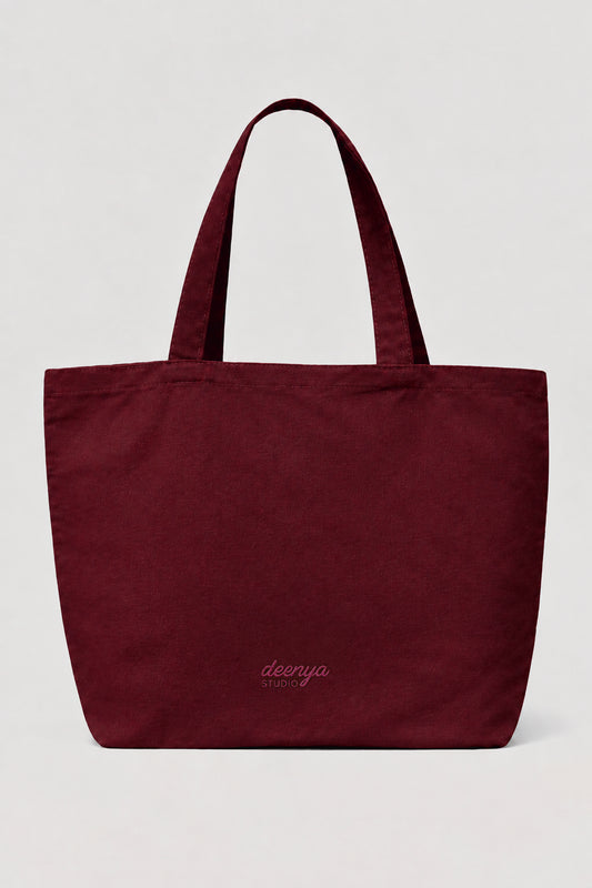 ÉDITION LIMITÉE Tote Bag XL Bordeaux - Tawakkul