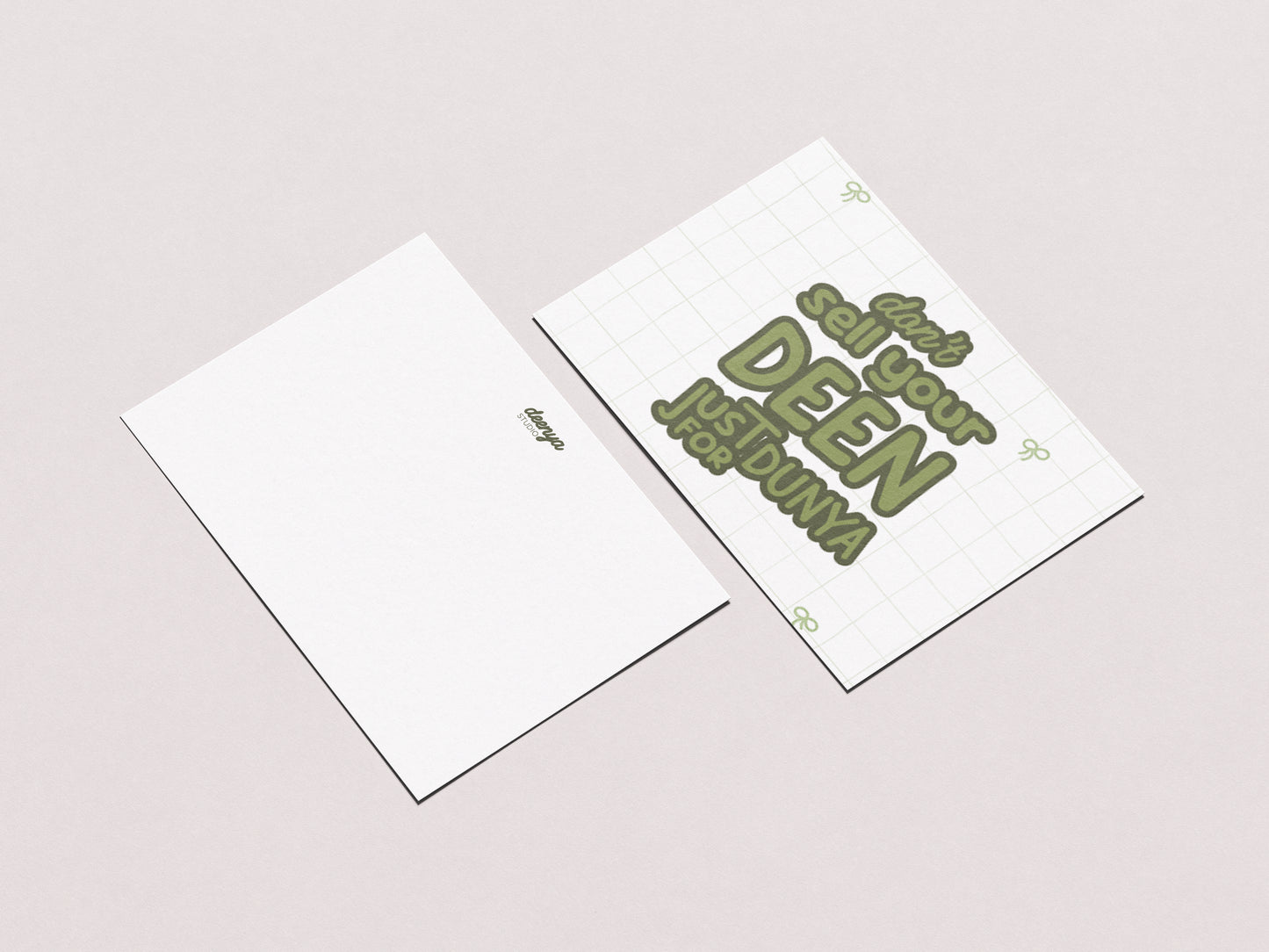 Illustration A6 - Don't sell your deen