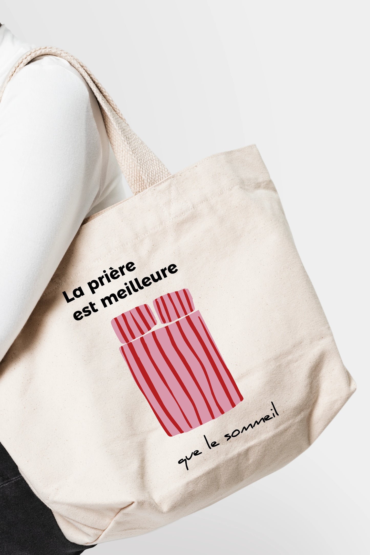 ÉDITION LIMITÉE Tote Bag - La prière est meilleure