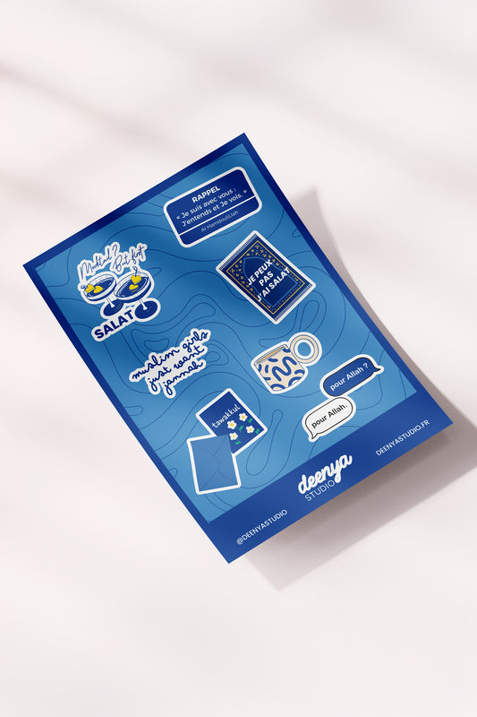 Lot de 3 planches de stickers