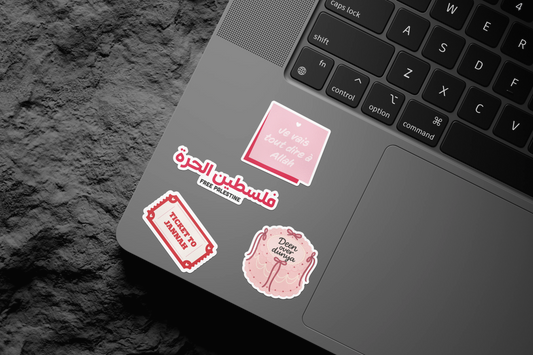 Planche de stickers rouge