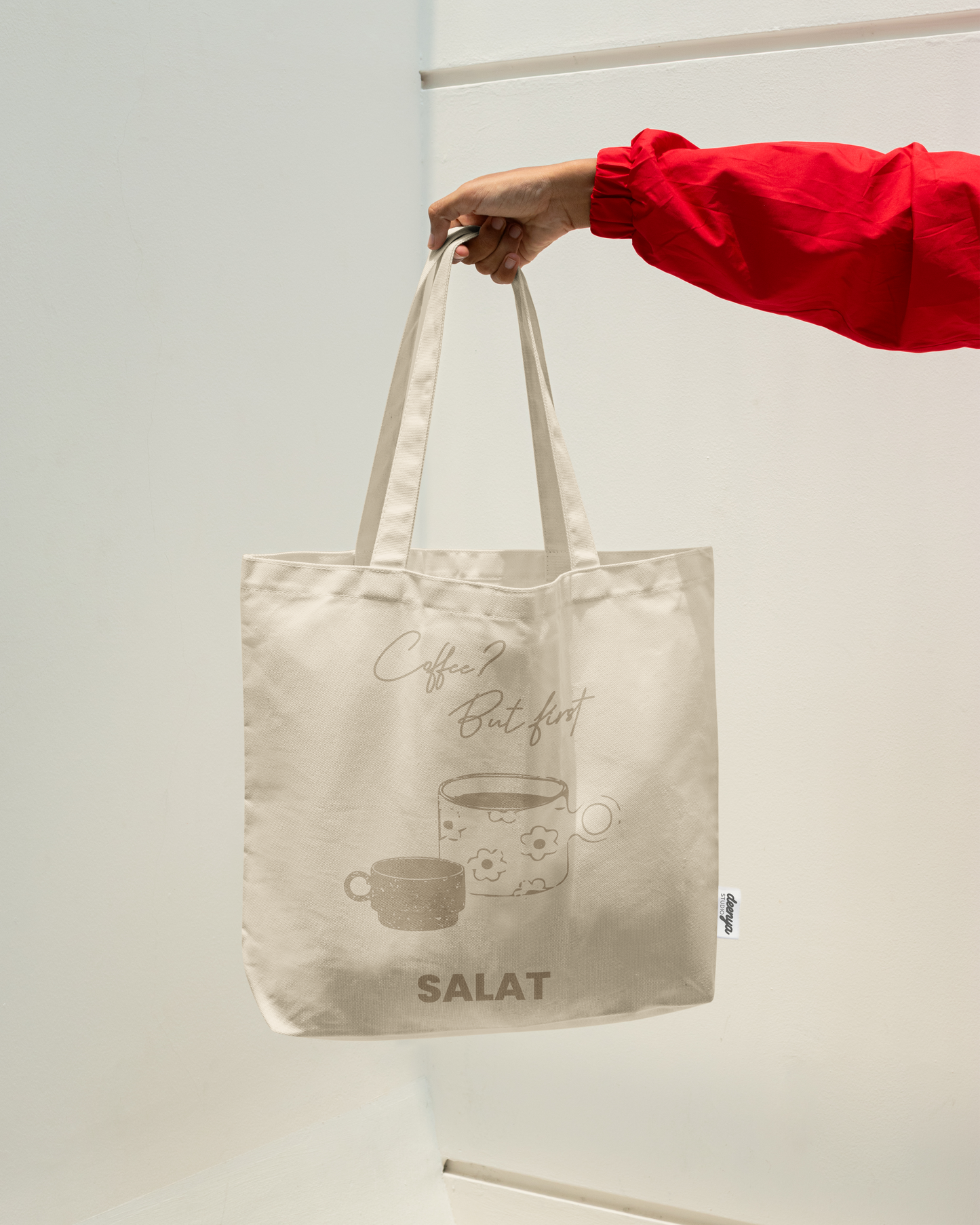 Tote Bag - Coffee but first salat