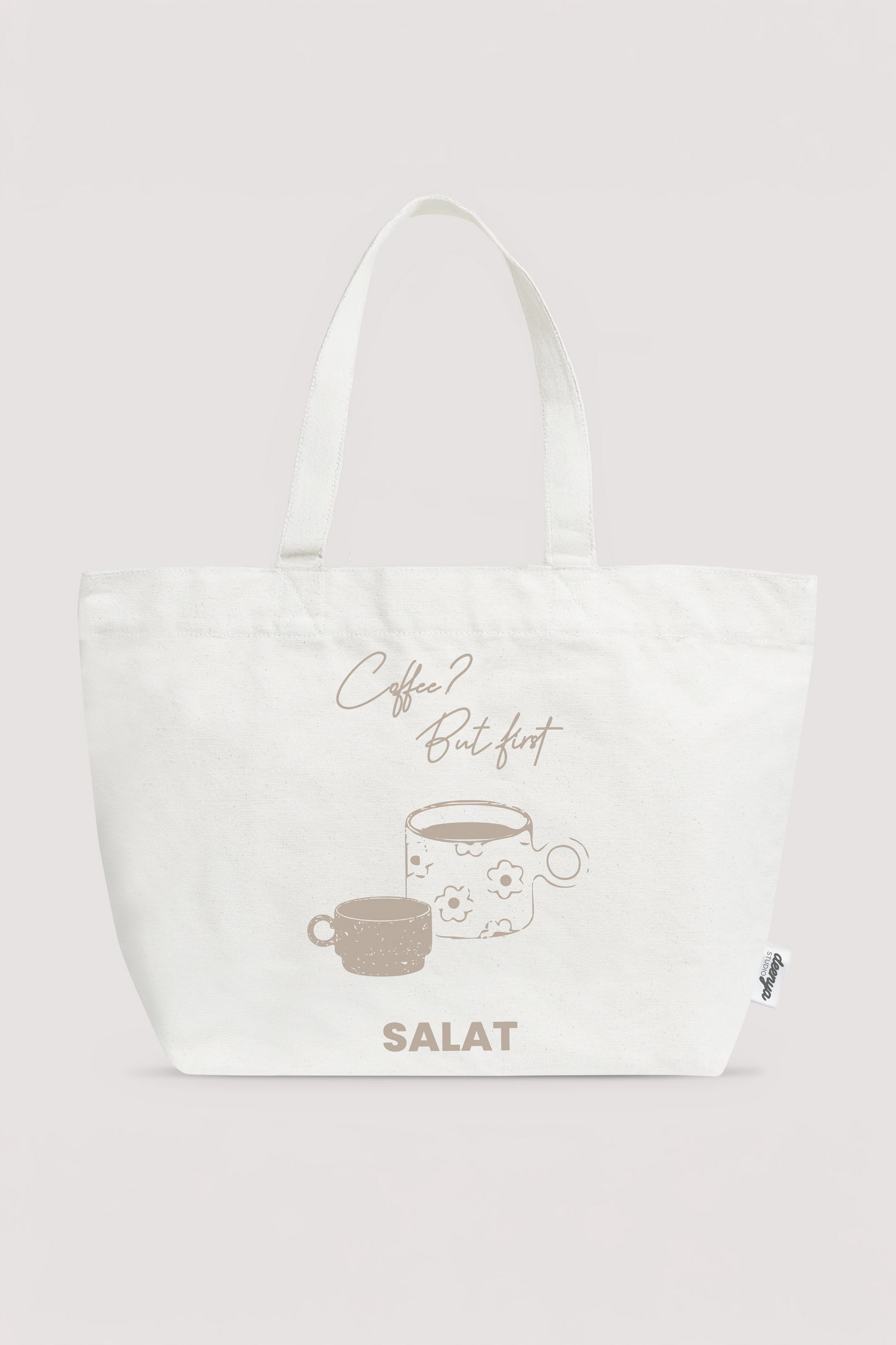 Tote Bag - Coffee but first salat