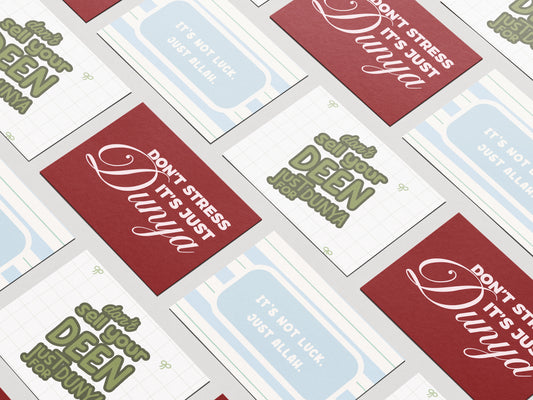 Lot de 6 cartes postales / Illustrations A6