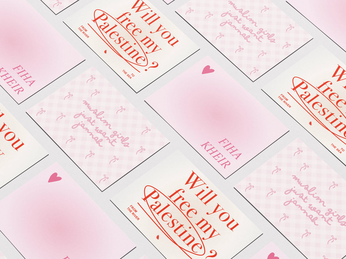 Lot de 6 cartes postales / Illustrations A6