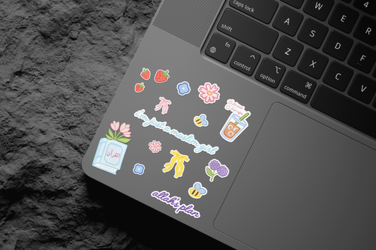 Planche de stickers Rose - Collection printemps