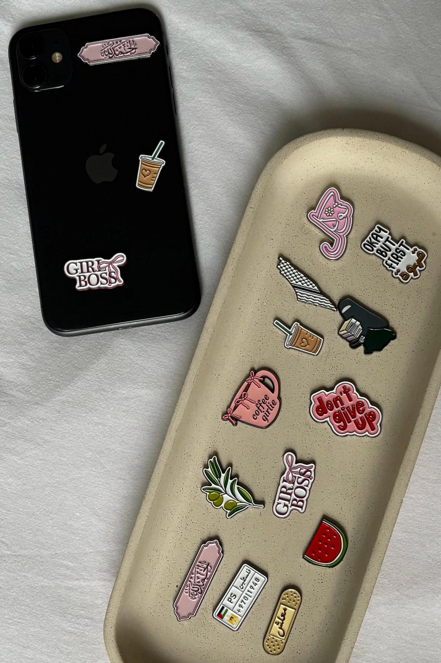 Sticker métal - Al Hamdoulillah