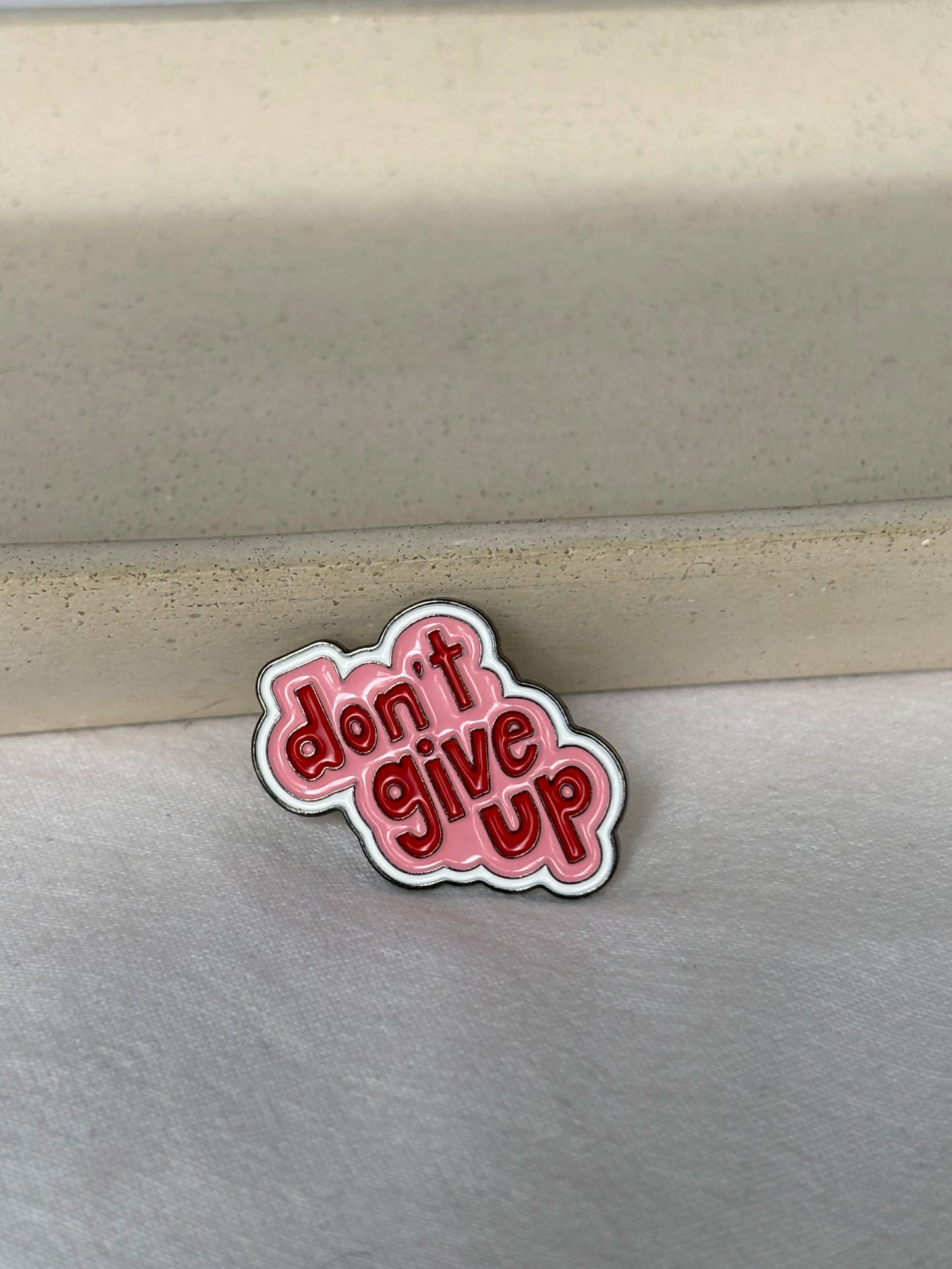 Sticker métal - Don't give up