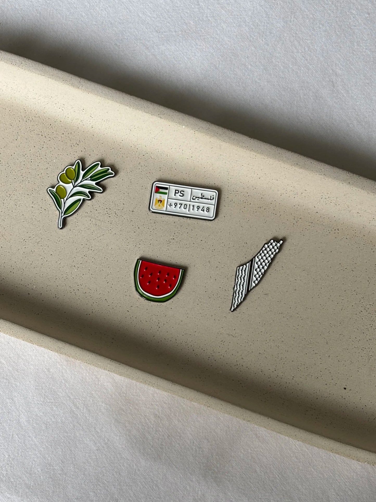 Pack de 4 stickers métal - Palestine