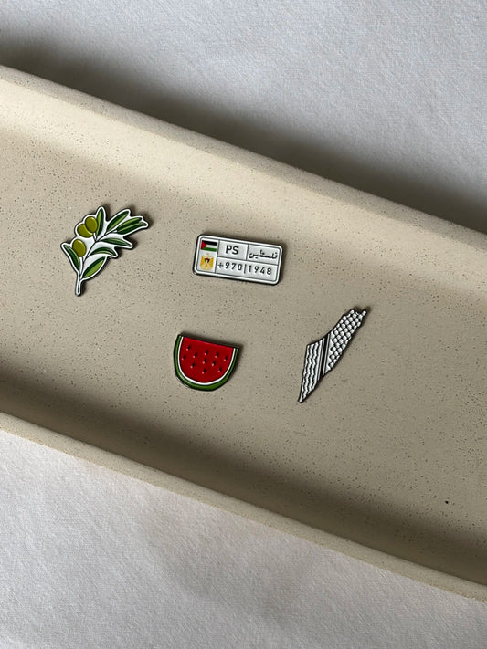 Pack de 4 stickers métal - Palestine