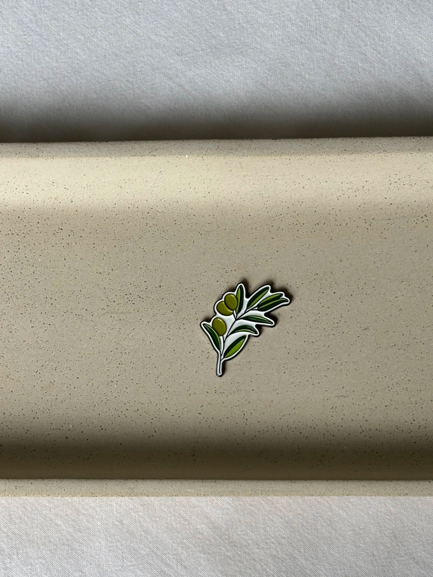 Sticker métal - Branche d'olivier