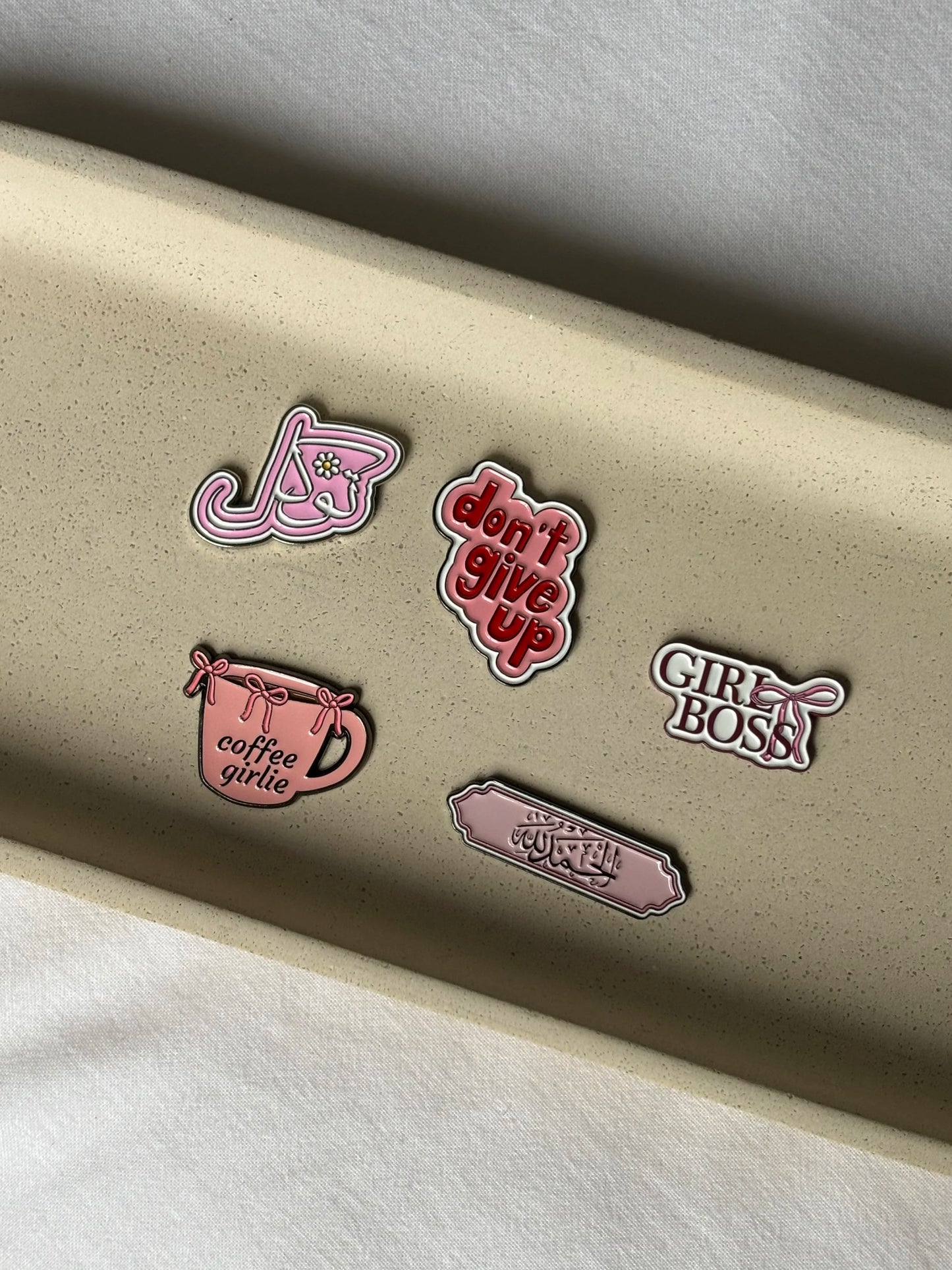 Pack de 5 stickers métal - I'm just a girl