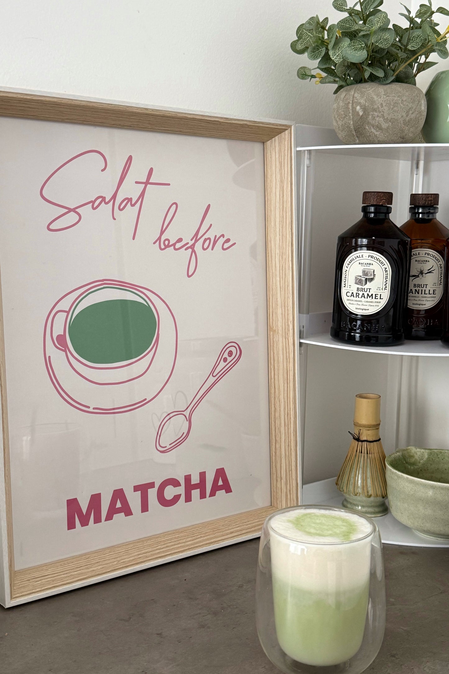Salat before matcha