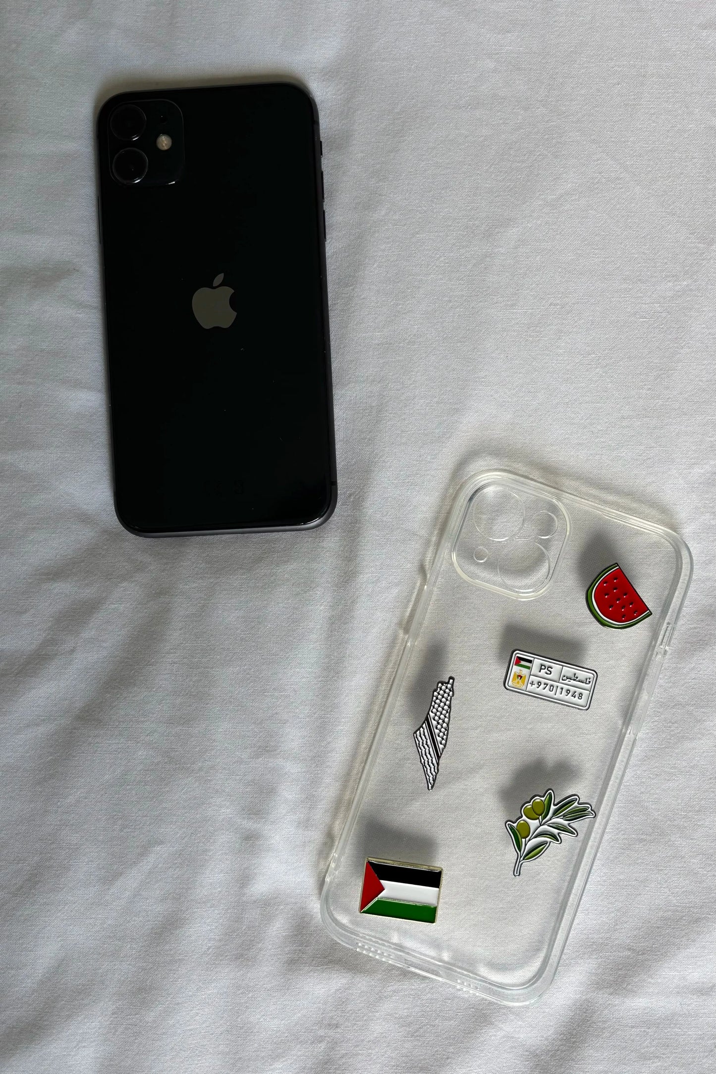 Pack de 5 stickers métal - Palestine