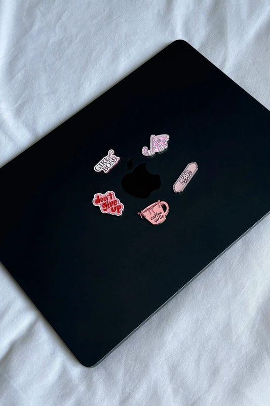 Pack de 5 stickers métal - I'm just a girl