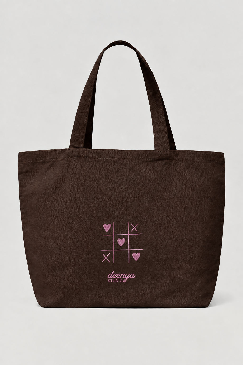ÉDITION LIMITÉE Tote Bag XL Marron/Rose - You won deen