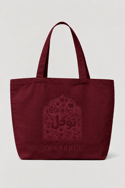 ÉDITION LIMITÉE Tote Bag XL Bordeaux - Tawakkul