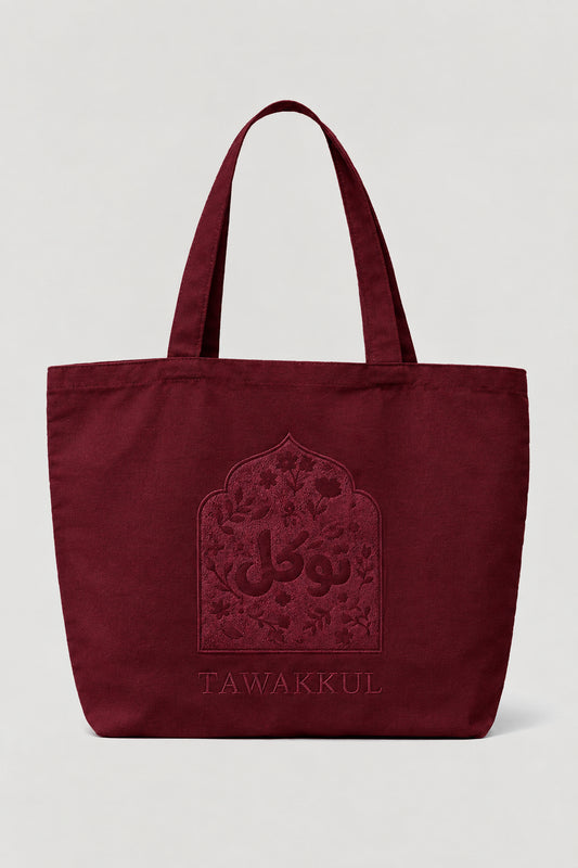 ÉDITION LIMITÉE Tote Bag XL Bordeaux - Tawakkul