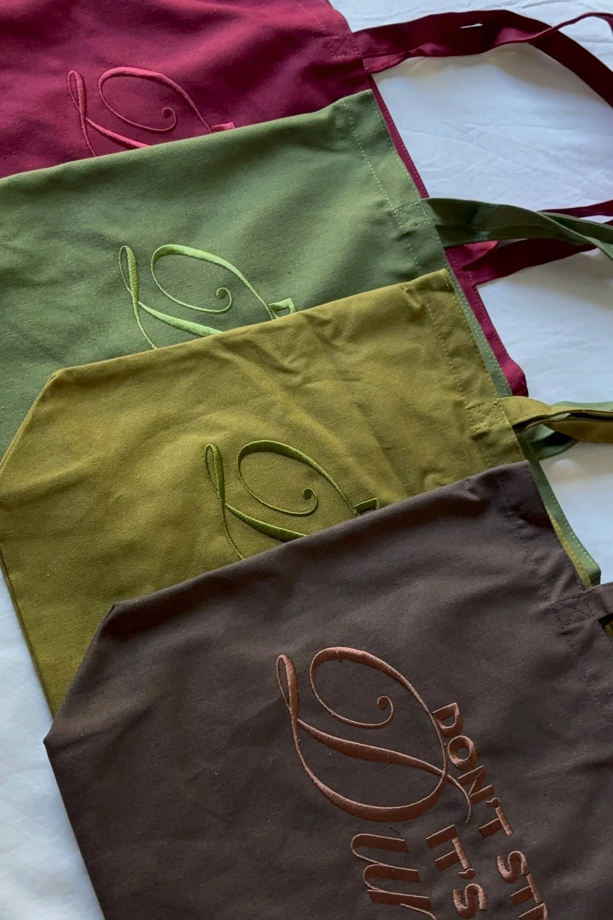 ÉDITION LIMITÉE Tote Bag XL Kaki - Don't stress