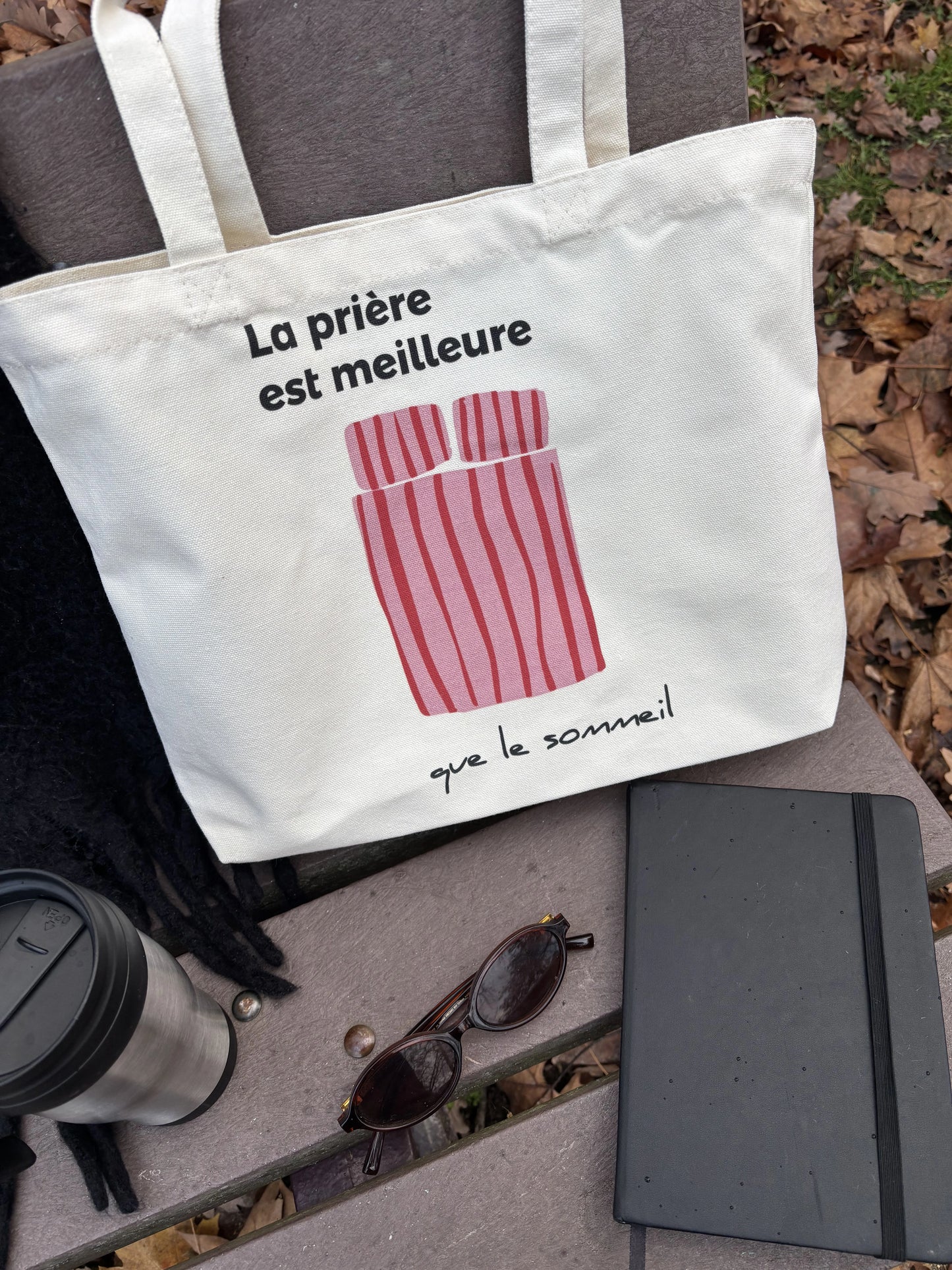 ÉDITION LIMITÉE Tote Bag - La prière est meilleure
