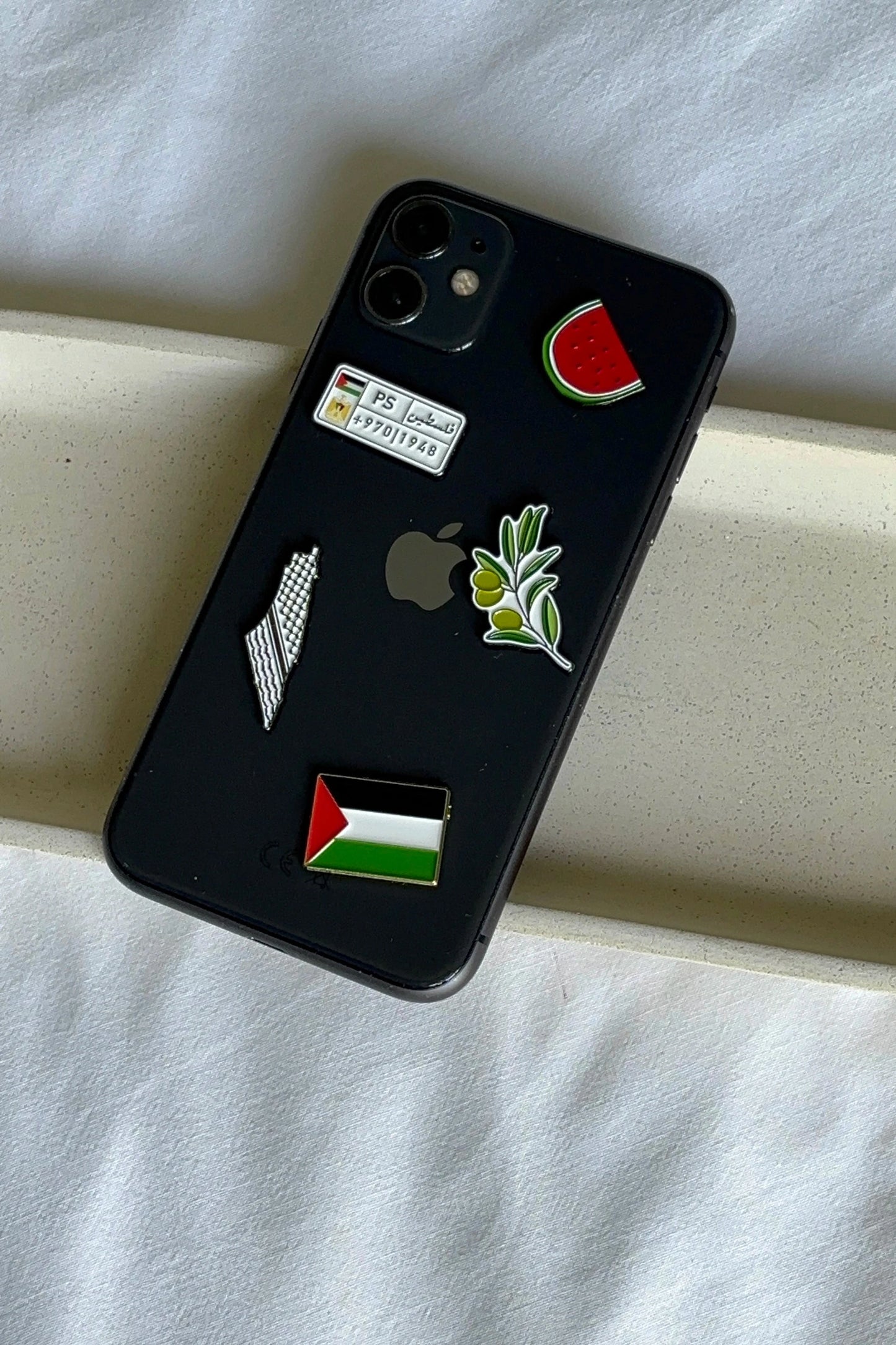 Pack de 5 stickers métal - Palestine