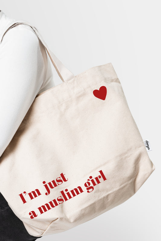 Tote Bag - I'm just a muslim girl