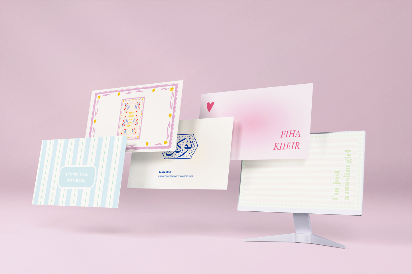 Pack Muslima - 5 fonds d'écran PC