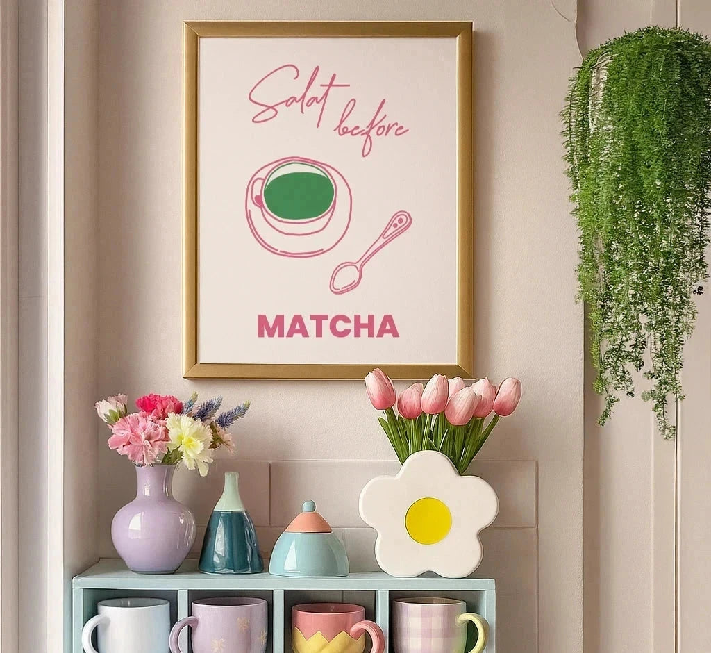 Salat before matcha