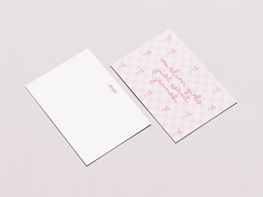 Illustration A6 - Muslim girls just want Jannah