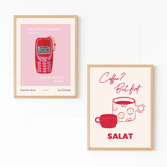 Recto/Verso Time to salat - Coffee rouge