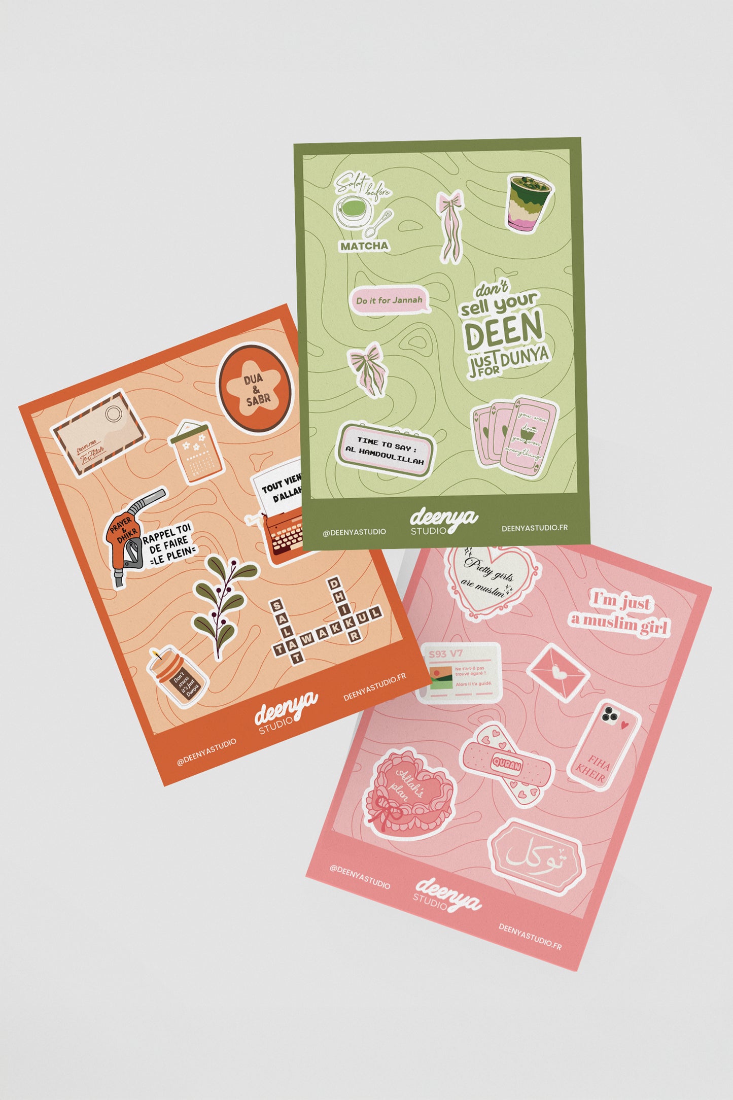 Lot 3 planches de stickers - New collection