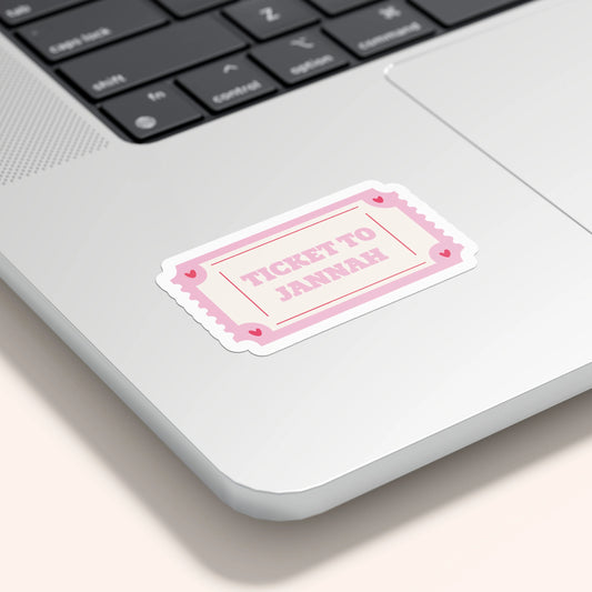 Sticker Ticket to jannah