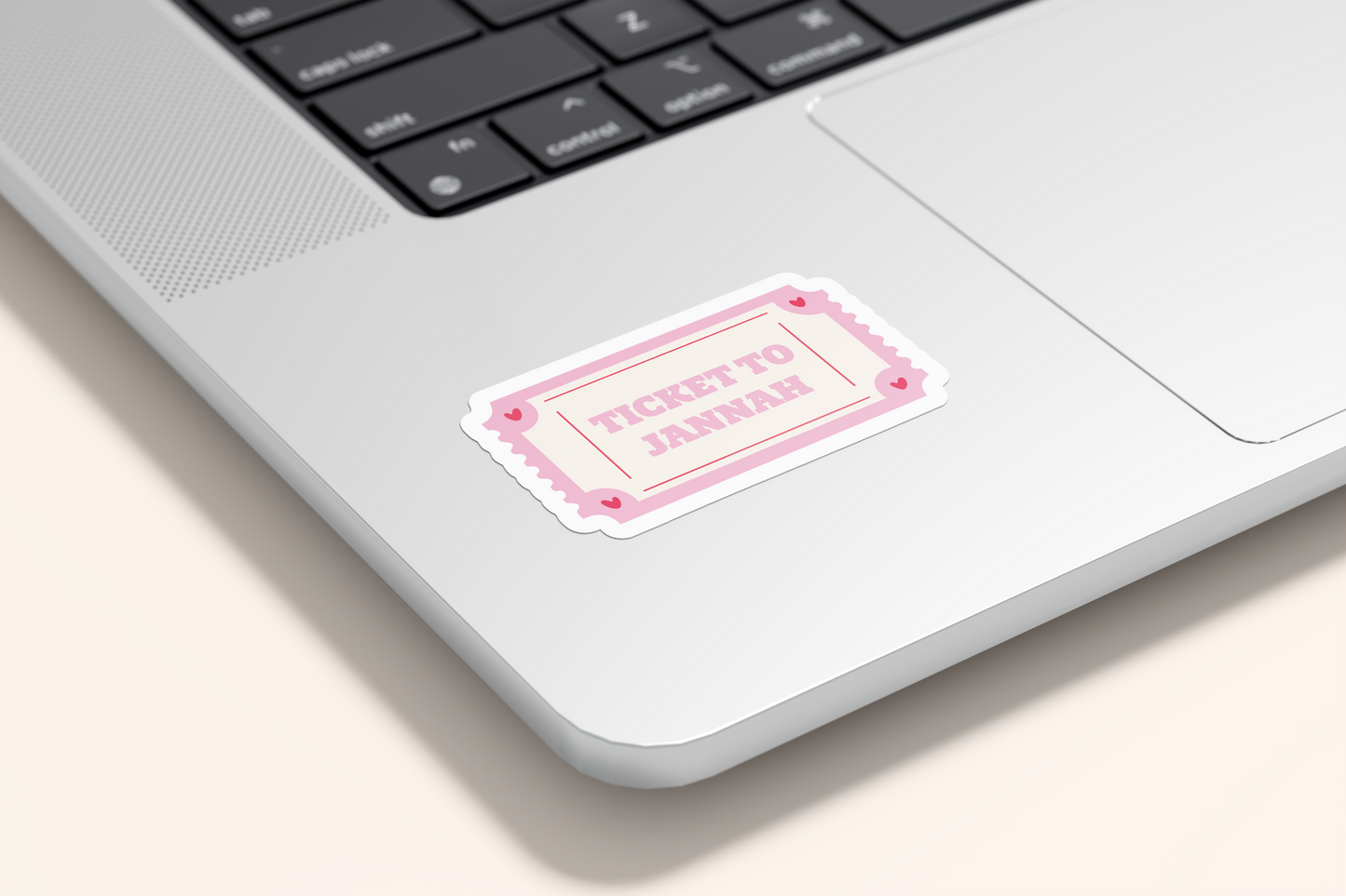 Sticker Ticket to jannah