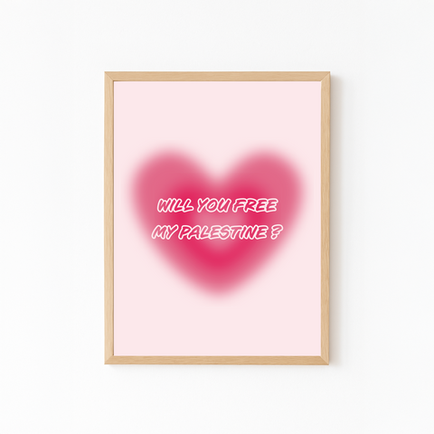 Will you free my Palestine